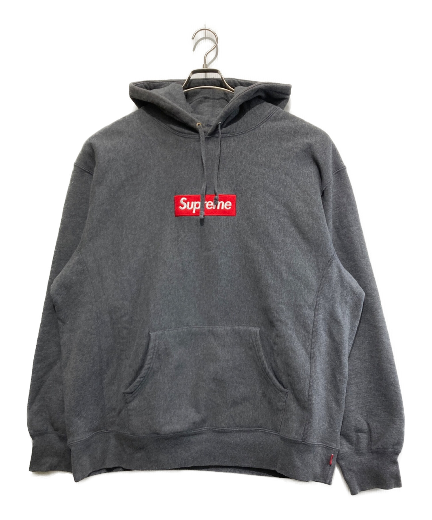 SUPREME (シュプリーム) Box Logo Hooded Sweatshirt グレー サイズ:XL