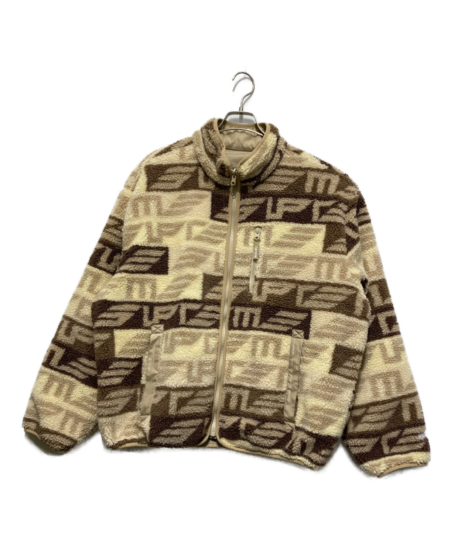 メンズsupreme reversible fleece jacket Lサイズ