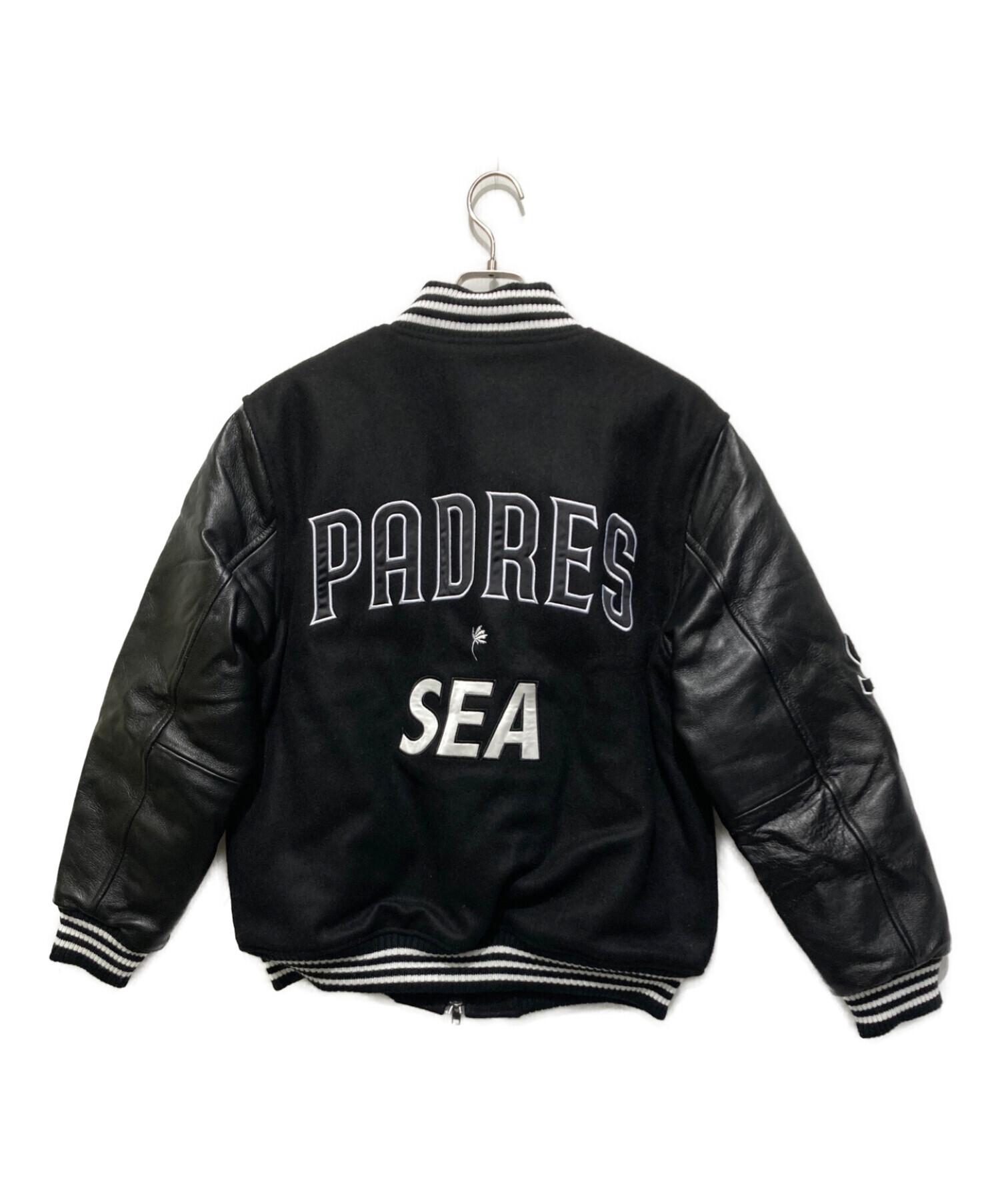 約60cm着丈約64cmWIND AND SEA × Padres Varsity Jacket
