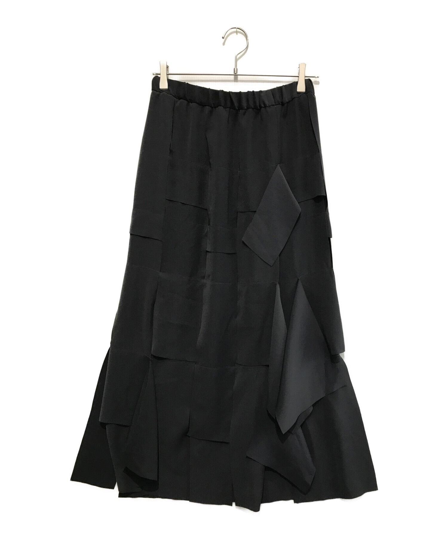 ENFOLD (エンフォルド) WEAVE DRAPE SKIRT グレー サイズ:38