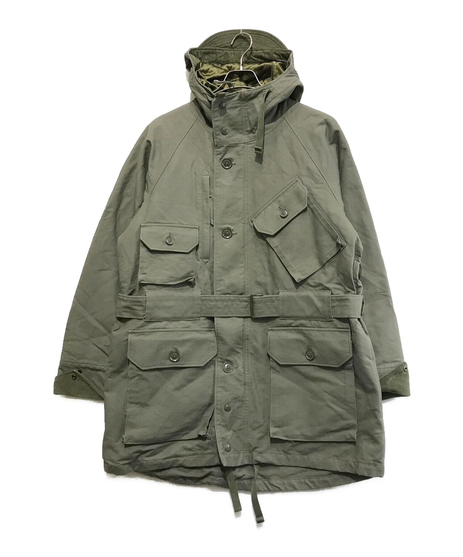 中古・古着通販】Engineered Garments (エンジニアド ガーメンツ) Field Parka Double Cloth カーキ  サイズ:M｜ブランド・古着通販 トレファク公式【TREFAC FASHION】スマホサイト