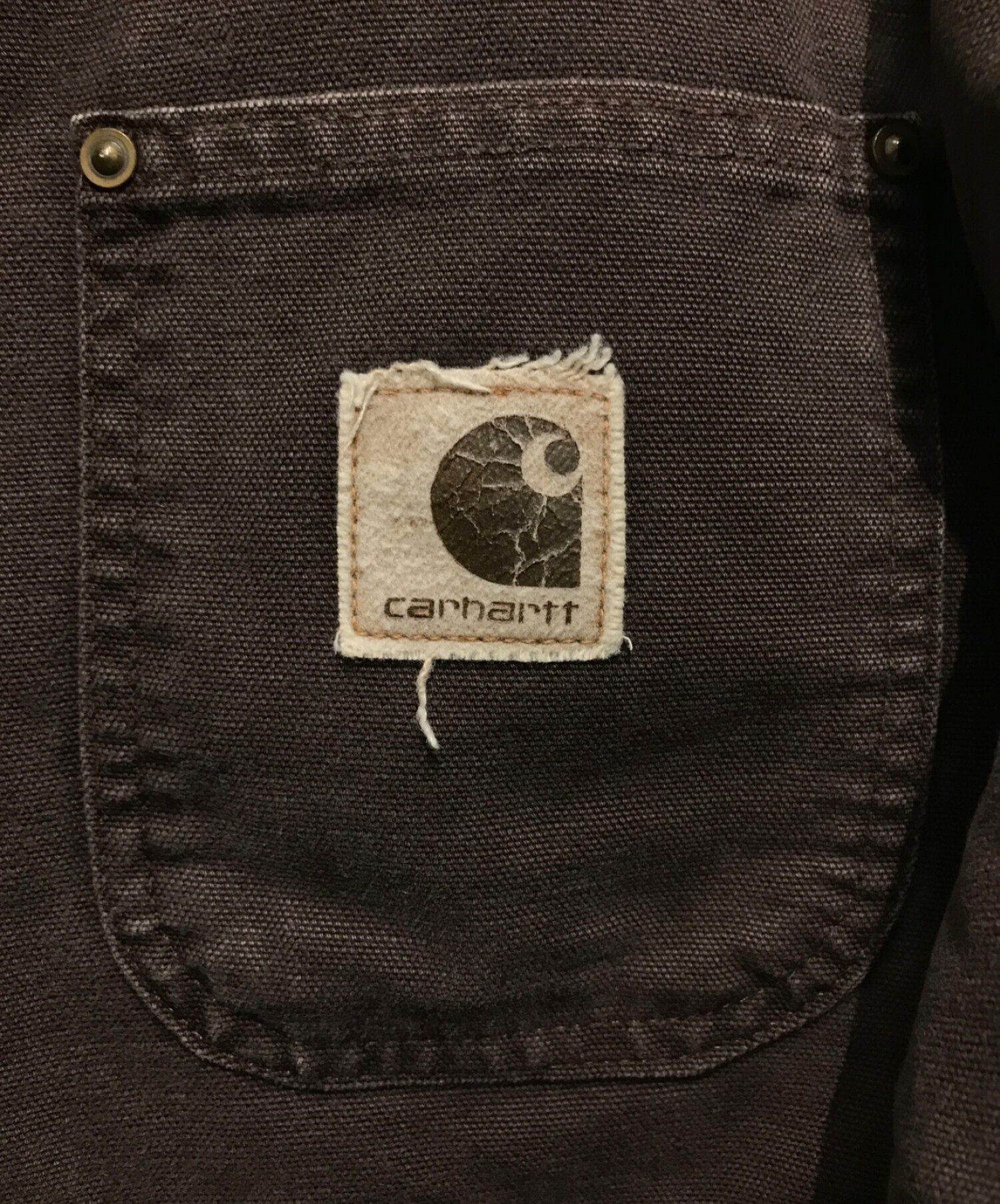 CarHartt (カーハート) 90's裏ボアデニムジャケット ブラウン サイズ:M