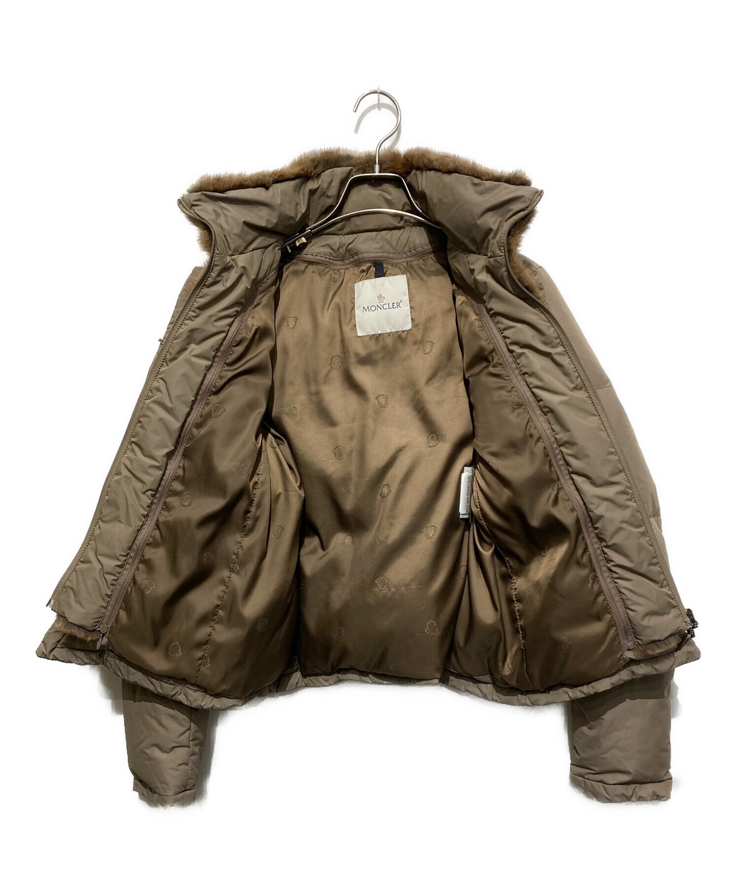 中古・古着通販】MONCLER (モンクレール) ダウンジャケット ベージュ