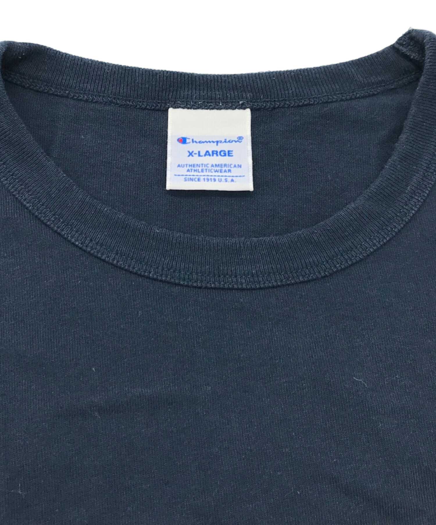 Champion (チャンピオン) BEAMS (ビームス) MIN-NANO T-SHIRT（ミンナノTシャツ） ネイビー サイズ:XL