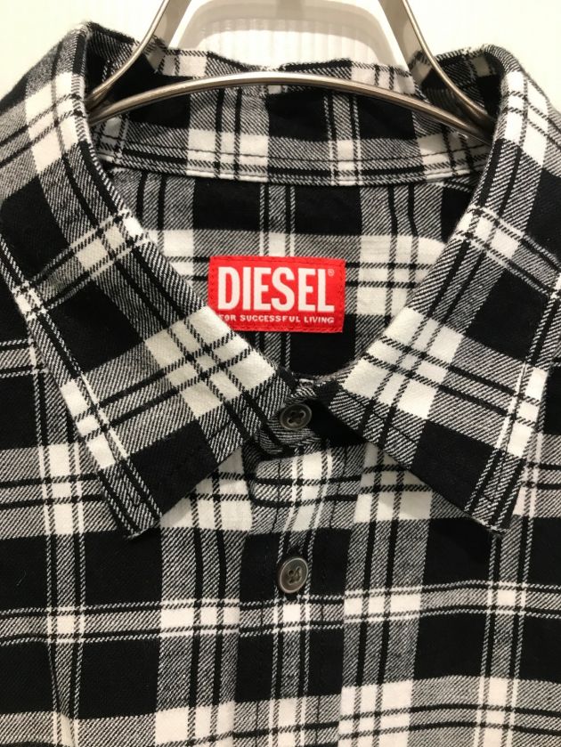 中古・古着通販】DIESEL (ディーゼル) S-Umbe-Check-Nw ホワイト