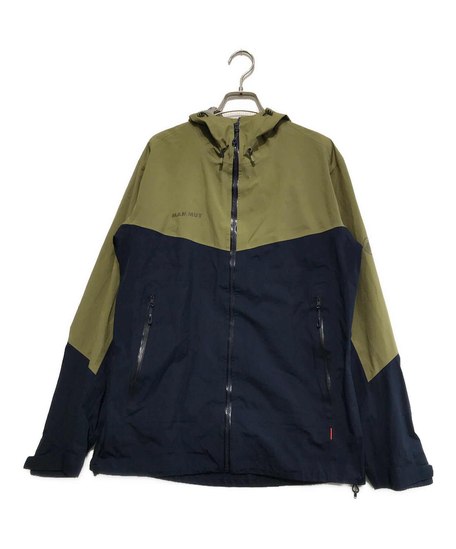 中古・古着通販】MAMMUT (マムート) Convey Tour HS Hooded Jacket オリーブ×ネイビー サイズ:L｜ブランド・古着通販  トレファク公式【TREFAC FASHION】スマホサイト