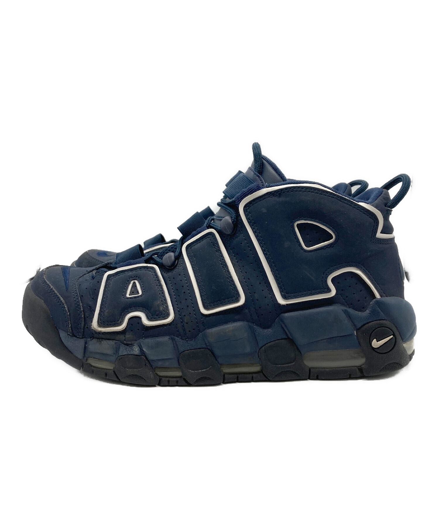 中古・古着通販】NIKE (ナイキ) AIR MORE UPTEMPO 96 ネイビー サイズ ...