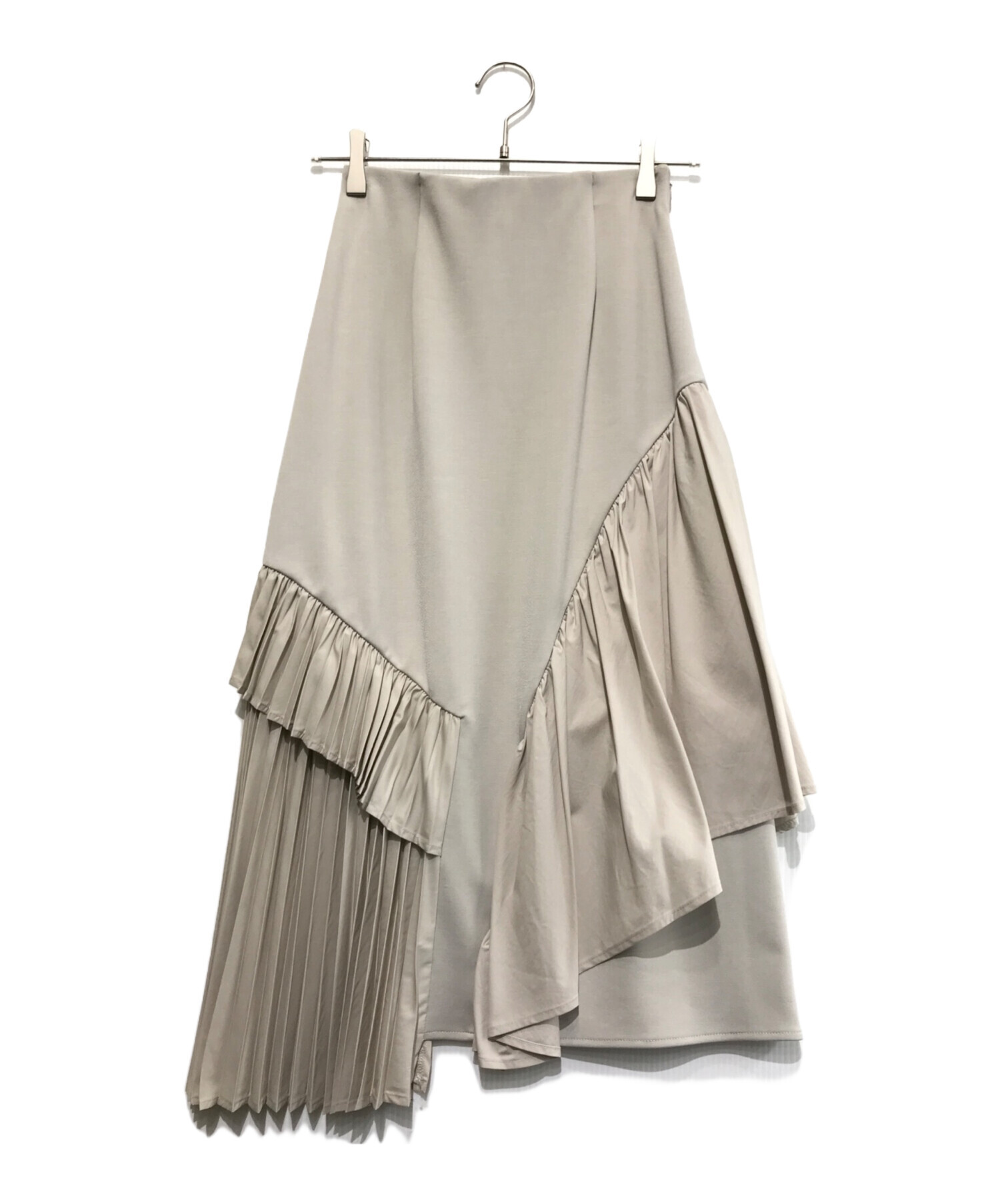 ELENDEEK (エレンディーク) CHIC FRILL PLEATS ベージュ サイズ:1