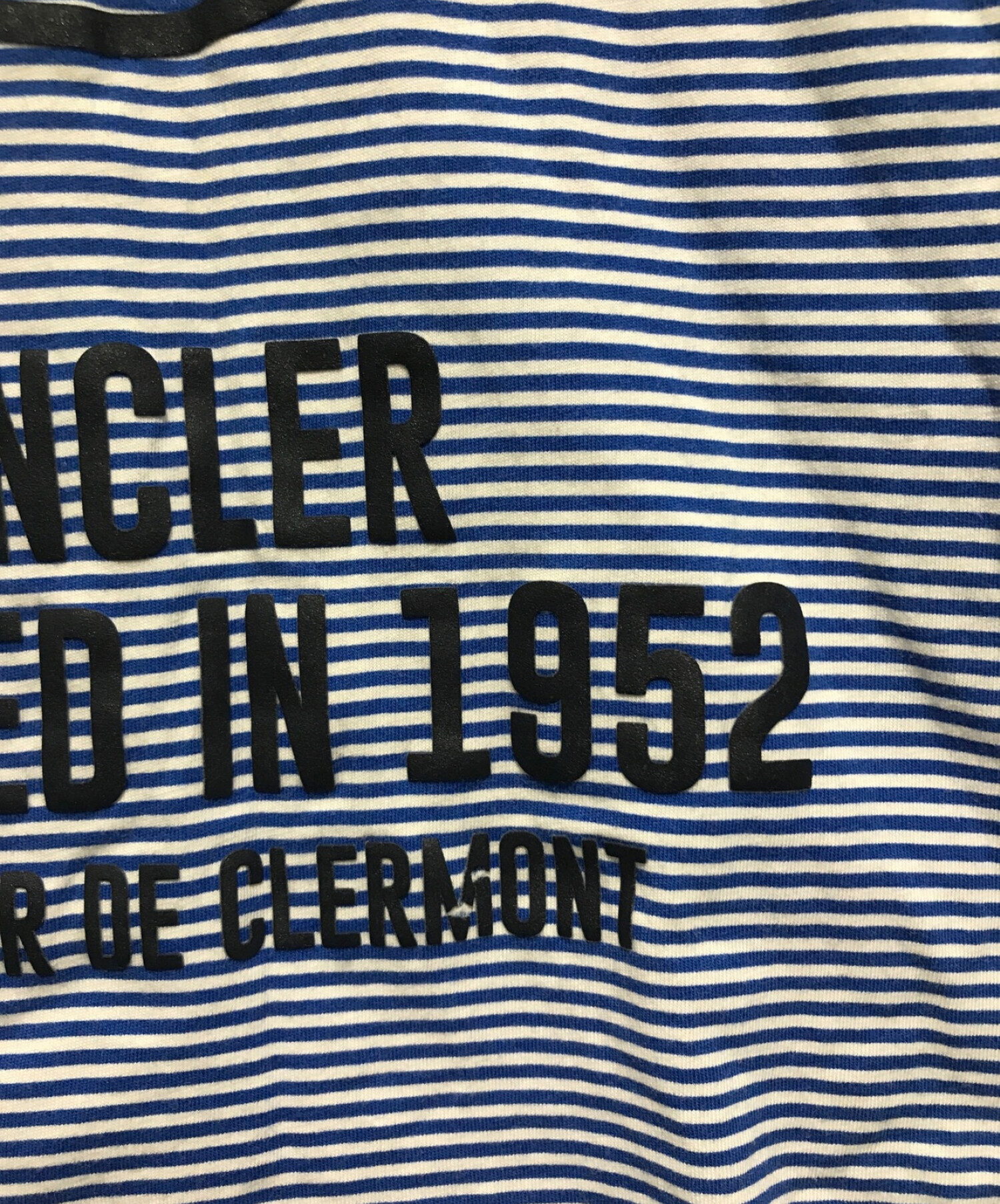 中古・古着通販】MONCLER (モンクレール) SS T-SHIRT ブルー サイズ