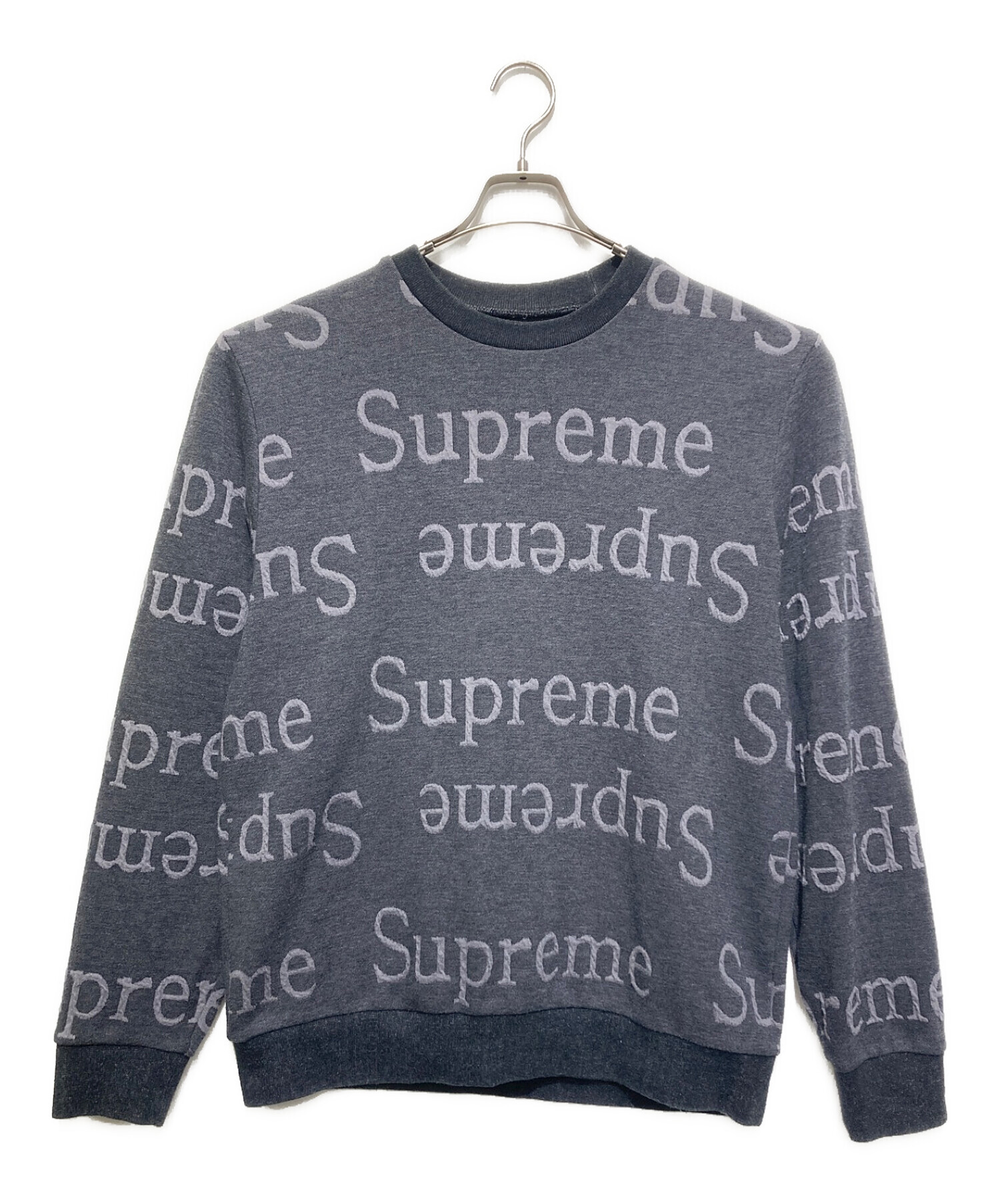 中古・古着通販】SUPREME (シュプリーム) Jacquard Logo Crewneck ...