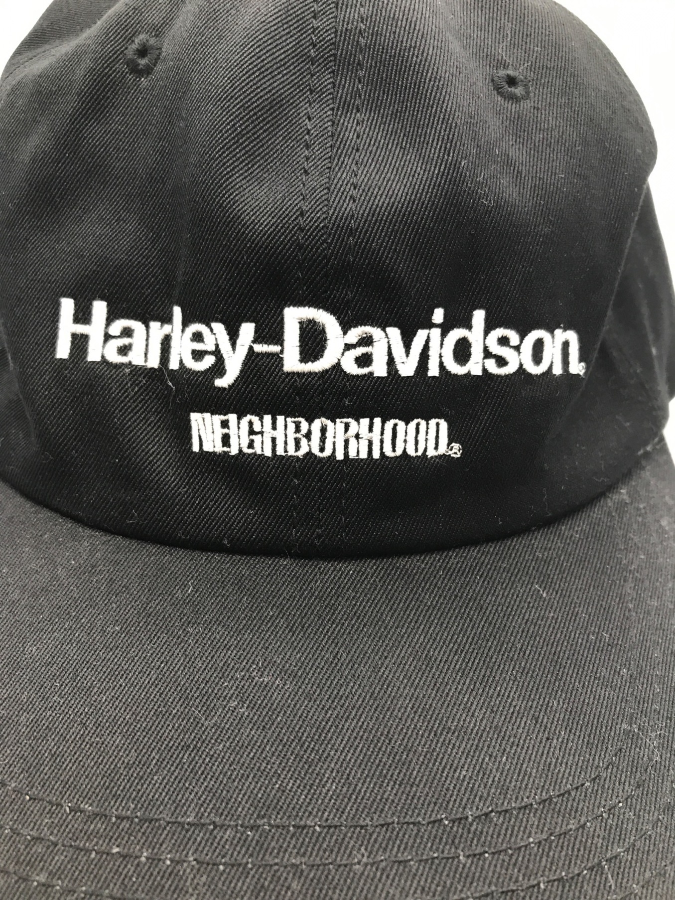 NEIGHBORHOOD (ネイバーフッド) HARLEY-DAVIDSON (ハーレーダビッドソン) H-D.DAD CAP.CO ブラック