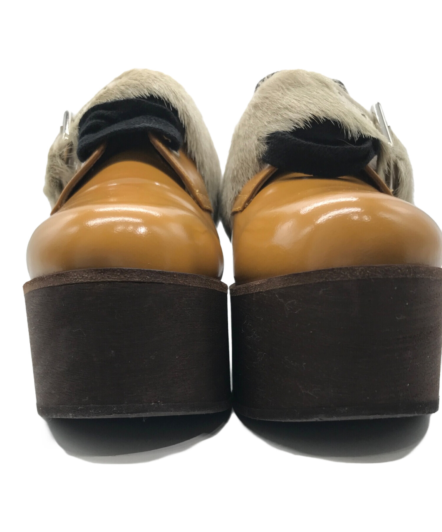 中古・古着通販】MARNI (マルニ) 18AW 厚底シューズ プラットフォームシューズ ブラウン サイズ:36｜ブランド・古着通販  トレファク公式【TREFAC FASHION】スマホサイト