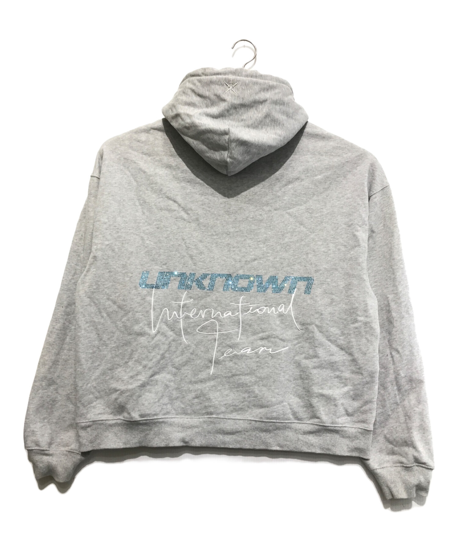 中古・古着通販】unknown (アンノーン) プルオーバーパーカー グレー サイズ:L｜ブランド・古着通販 トレファク公式【TREFAC  FASHION】スマホサイト