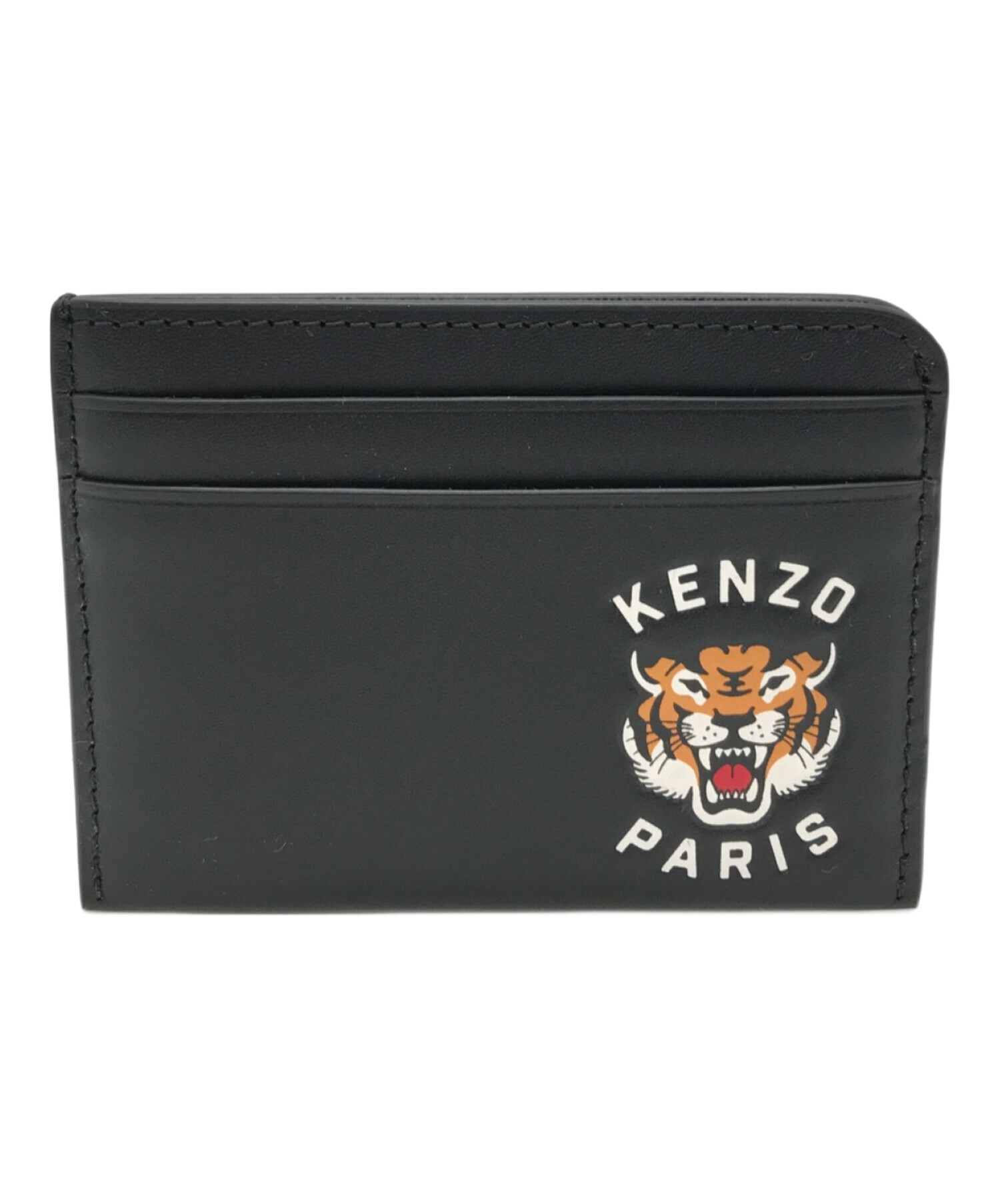 中古・古着通販】KENZO (ケンゾー) TIGER CARD CASE（タイガーカードケース） ブラック サイズ:ー｜ブランド・古着通販  トレファク公式【TREFAC FASHION】スマホサイト