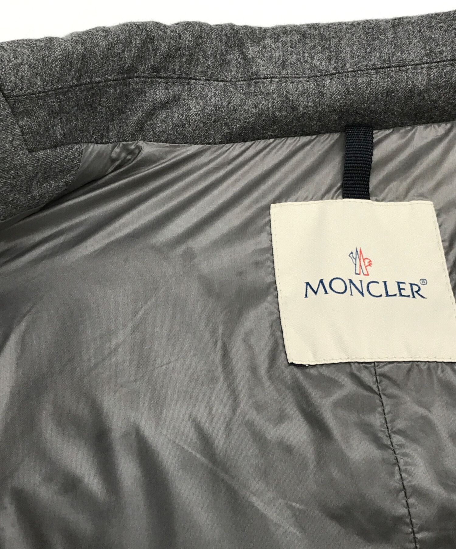 中古・古着通販】MONCLER (モンクレール) RODIN GIUBBOTTO グレー｜ブランド・古着通販 トレファク公式【TREFAC  FASHION】スマホサイト