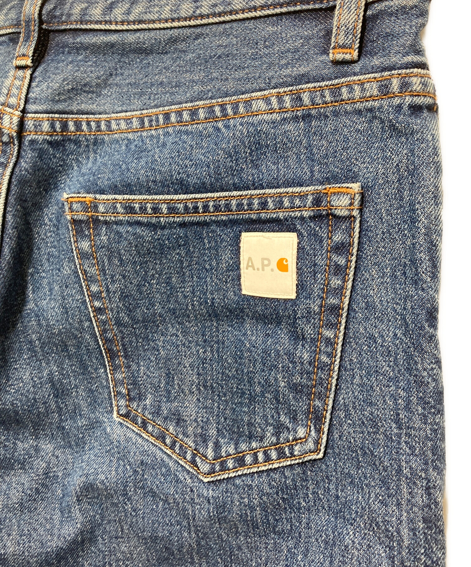 A.P.C. (アーペーセー) Carhartt WIP (カーハート) デニムパンツ インディゴ サイズ:28