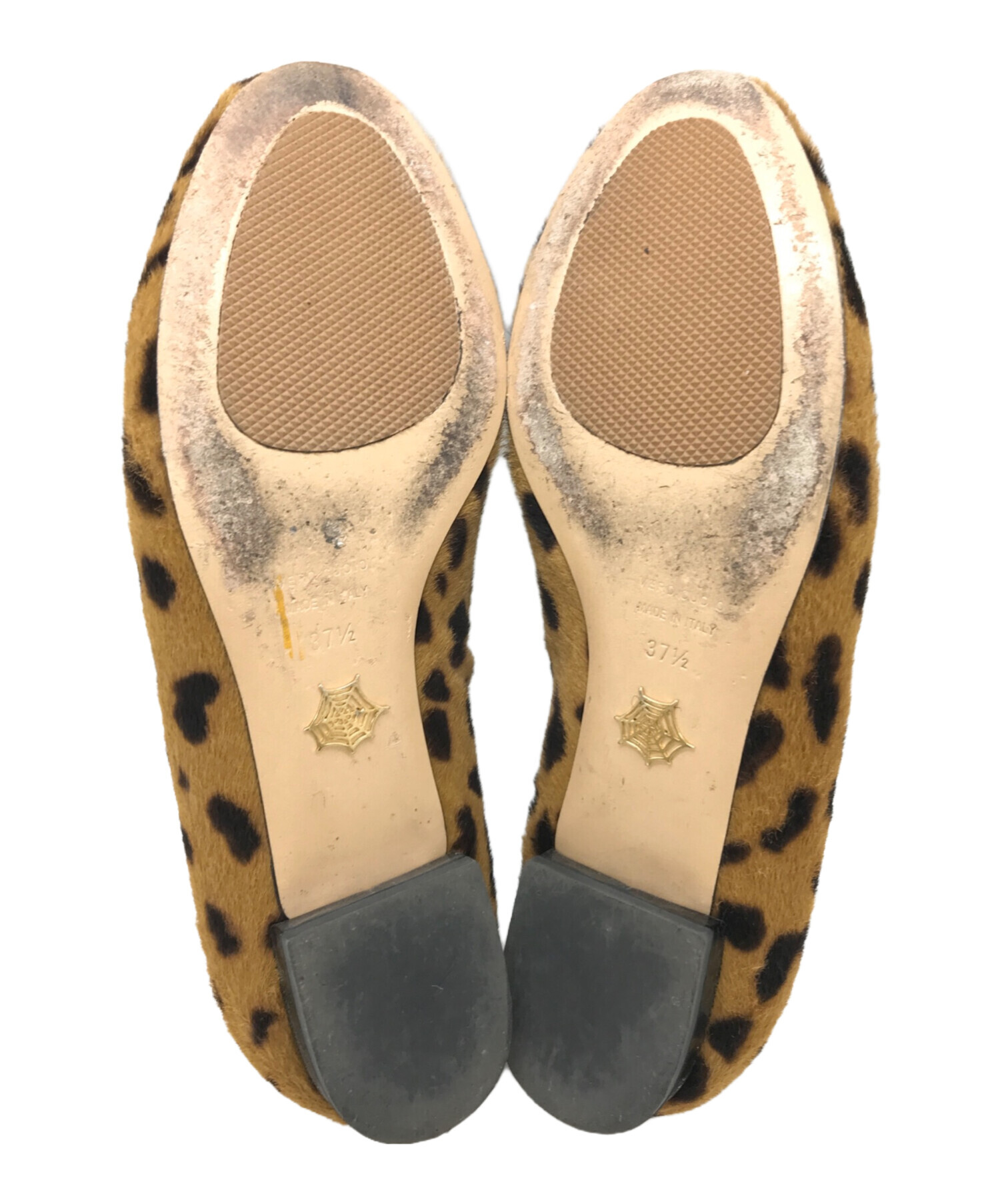 中古・古着通販】charlotte olympia (シャーロットオリンピア) レオパード柄キティフラットシューズ ブラウン サイズ:37  1/2｜ブランド・古着通販 トレファク公式【TREFAC FASHION】スマホサイト