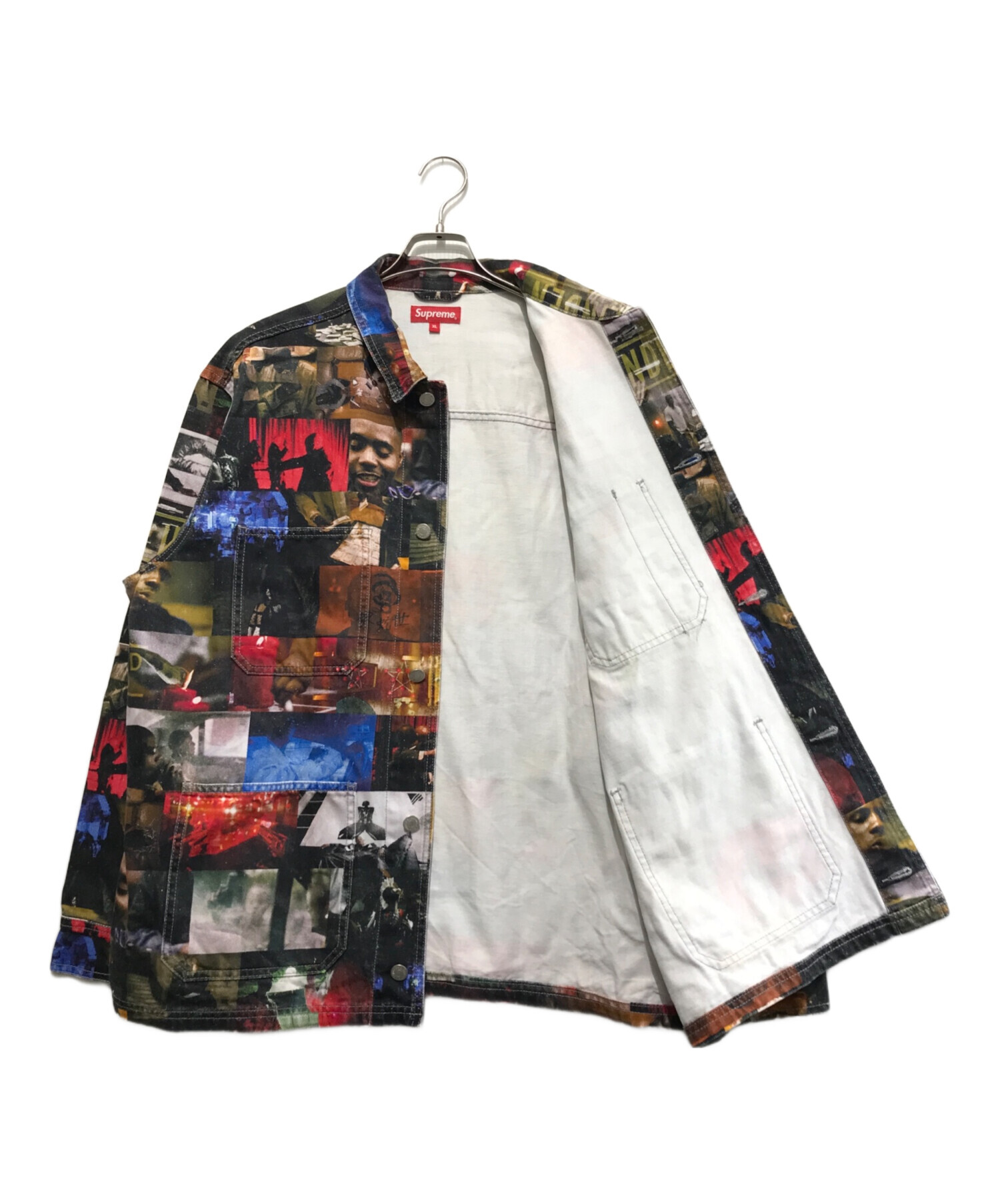 SUPREME (シュプリーム) 21AW NAS AND DMX COLLAGE DENIM CHORE COA マルチカラー サイズ:XL