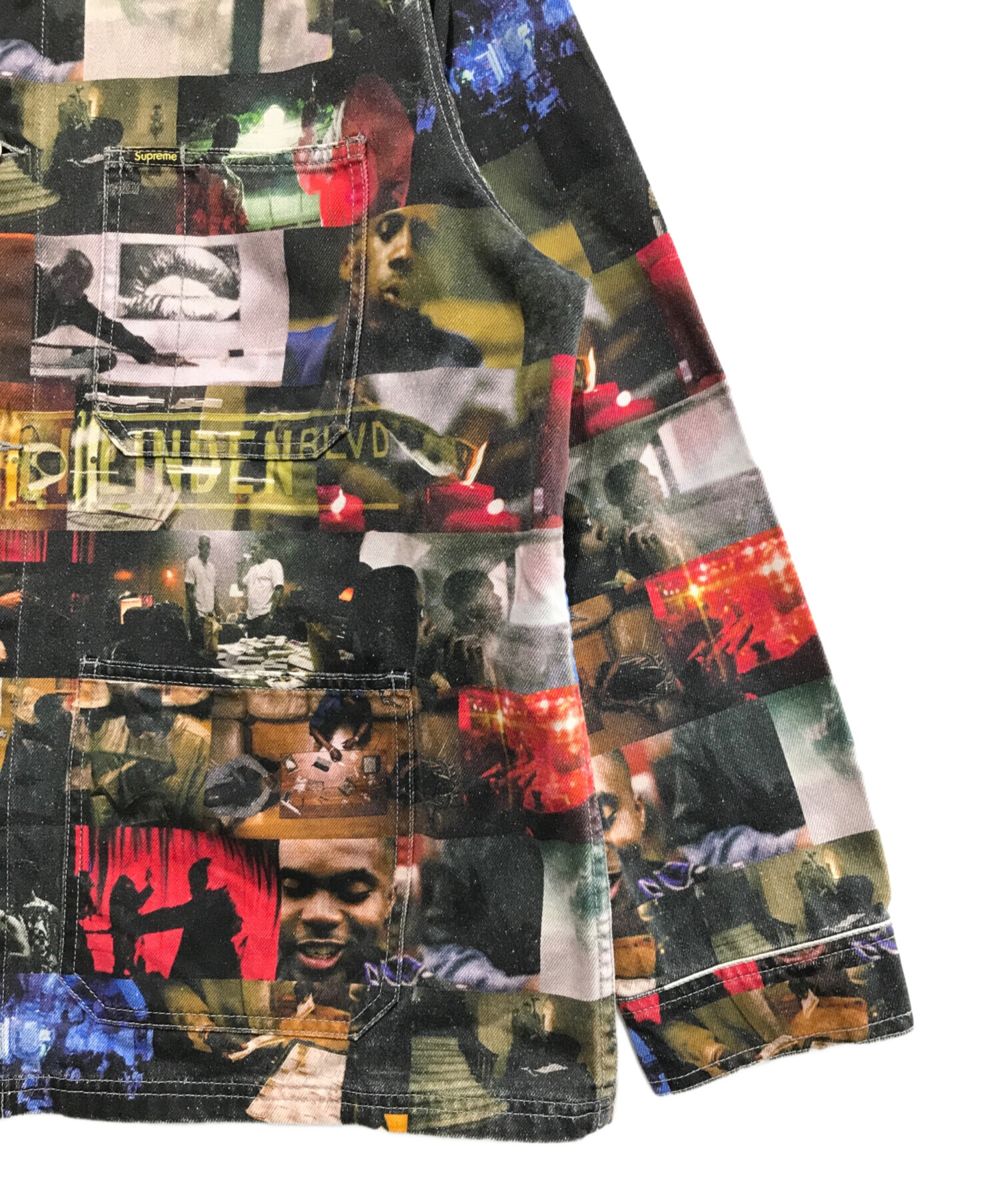 SUPREME (シュプリーム) 21AW NAS AND DMX COLLAGE DENIM CHORE COA マルチカラー サイズ:XL