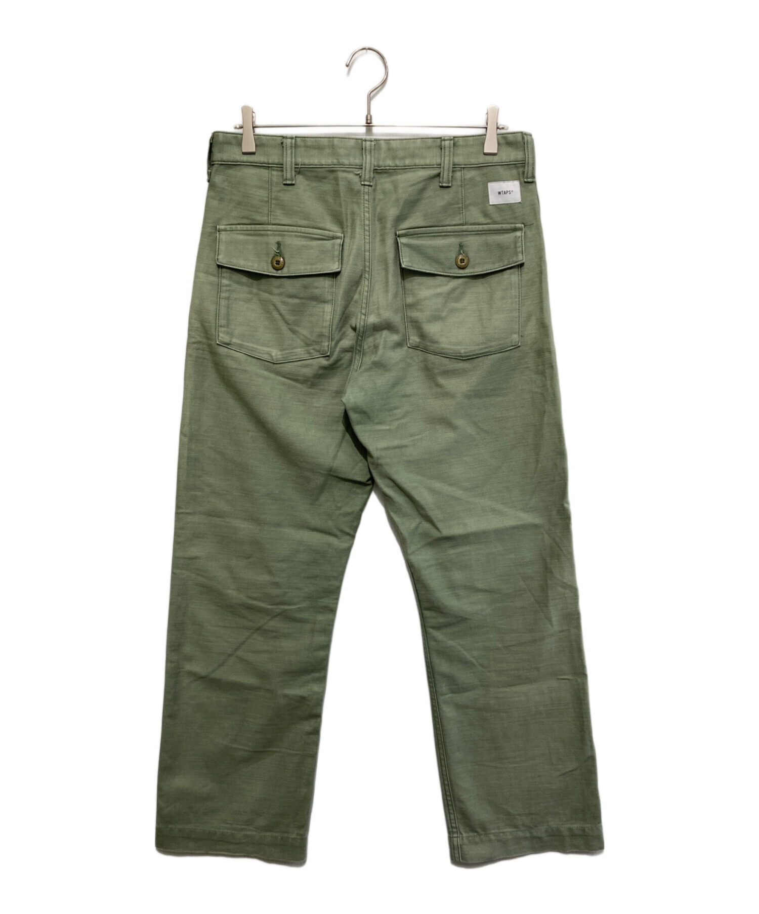 中古・古着通販】WTAPS (ダブルタップス) 20AW BUDS/TROUSERS（20AW バッツトラウザー） カーキ  サイズ:2｜ブランド・古着通販 トレファク公式【TREFAC FASHION】スマホサイト