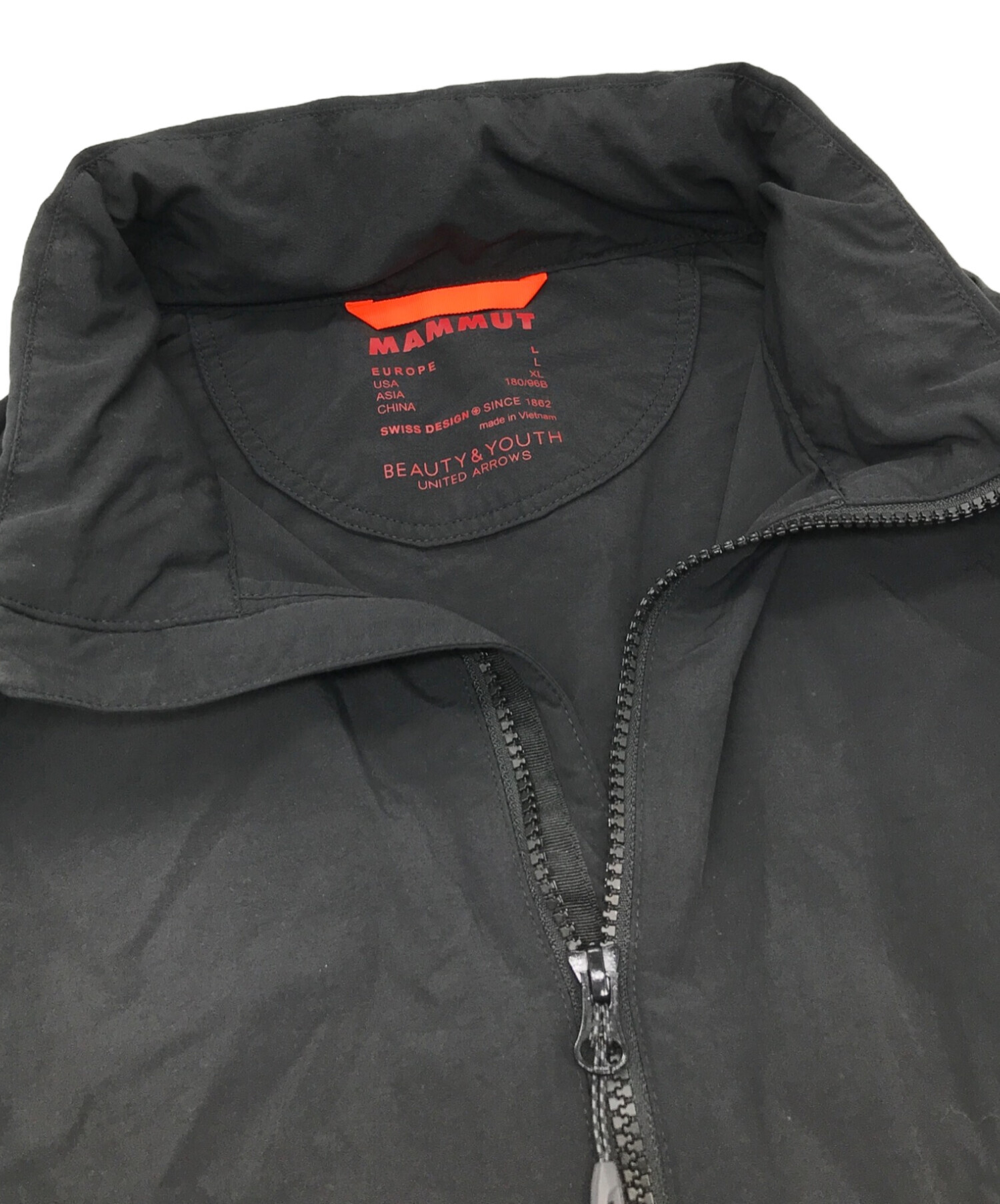 MAMMUT (マムート) BEAUTY&YOUTH (ビューティーアンドユース) TUFF JACKET ブラック サイズ:XL