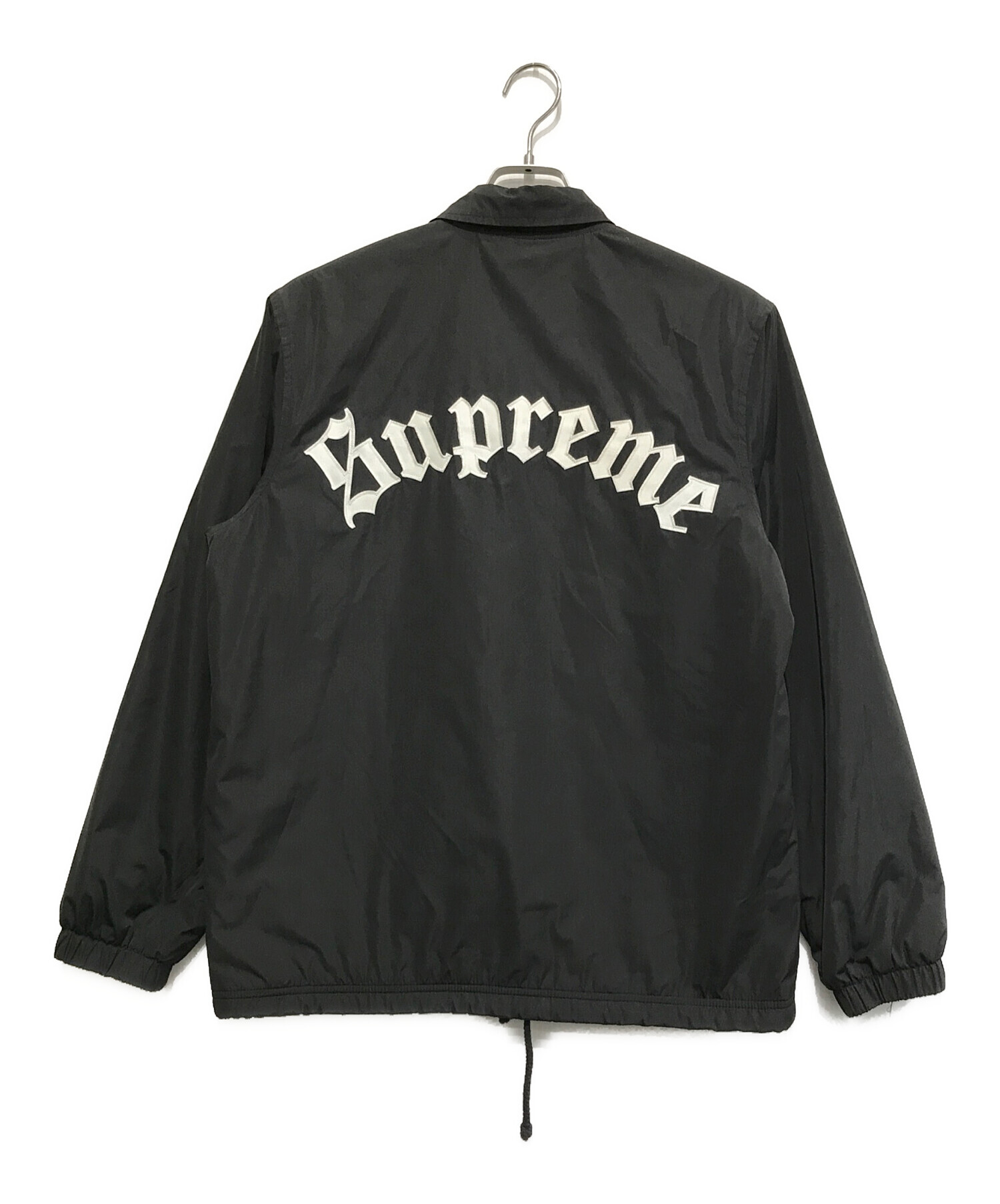 SUPREME (シュプリーム) 16AW Old English Coaches Jacket ブラック サイズ:S