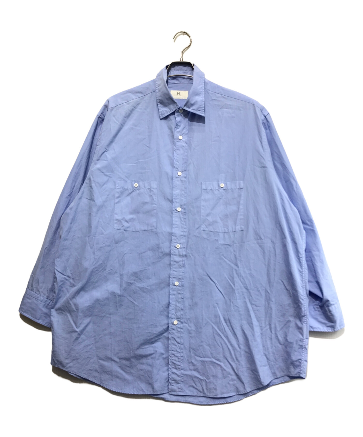 中古・古着通販】HERILL (ヘリル) 23SS Suvin Work shirts ブルー サイズ:2｜ブランド・古着通販  トレファク公式【TREFAC FASHION】スマホサイト