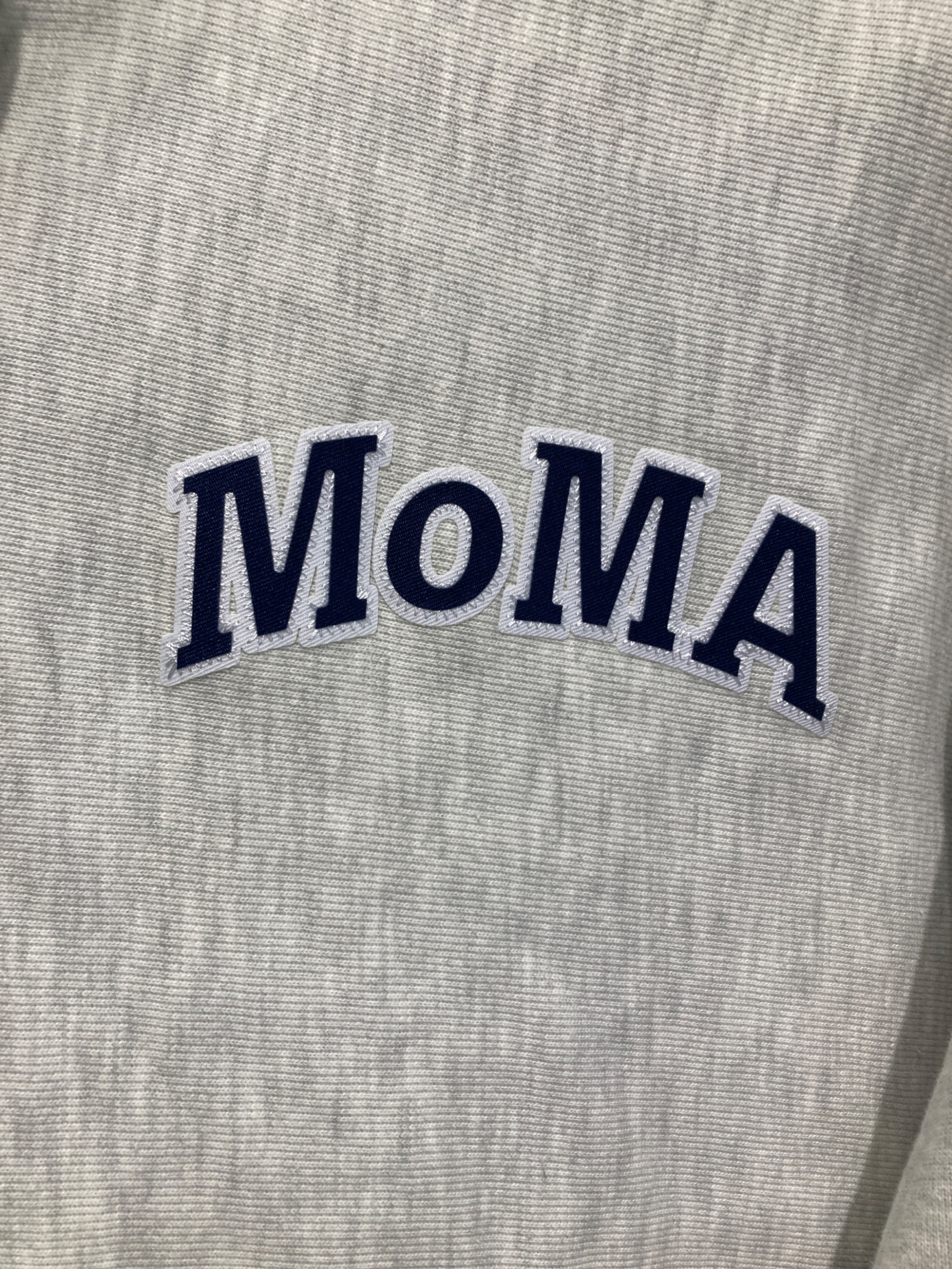 Champion REVERSE WEAVE (チャンピオン リバース ウィーブ) MoMA (モマ) ジップアップパーカー ライトグレー サイズ:L