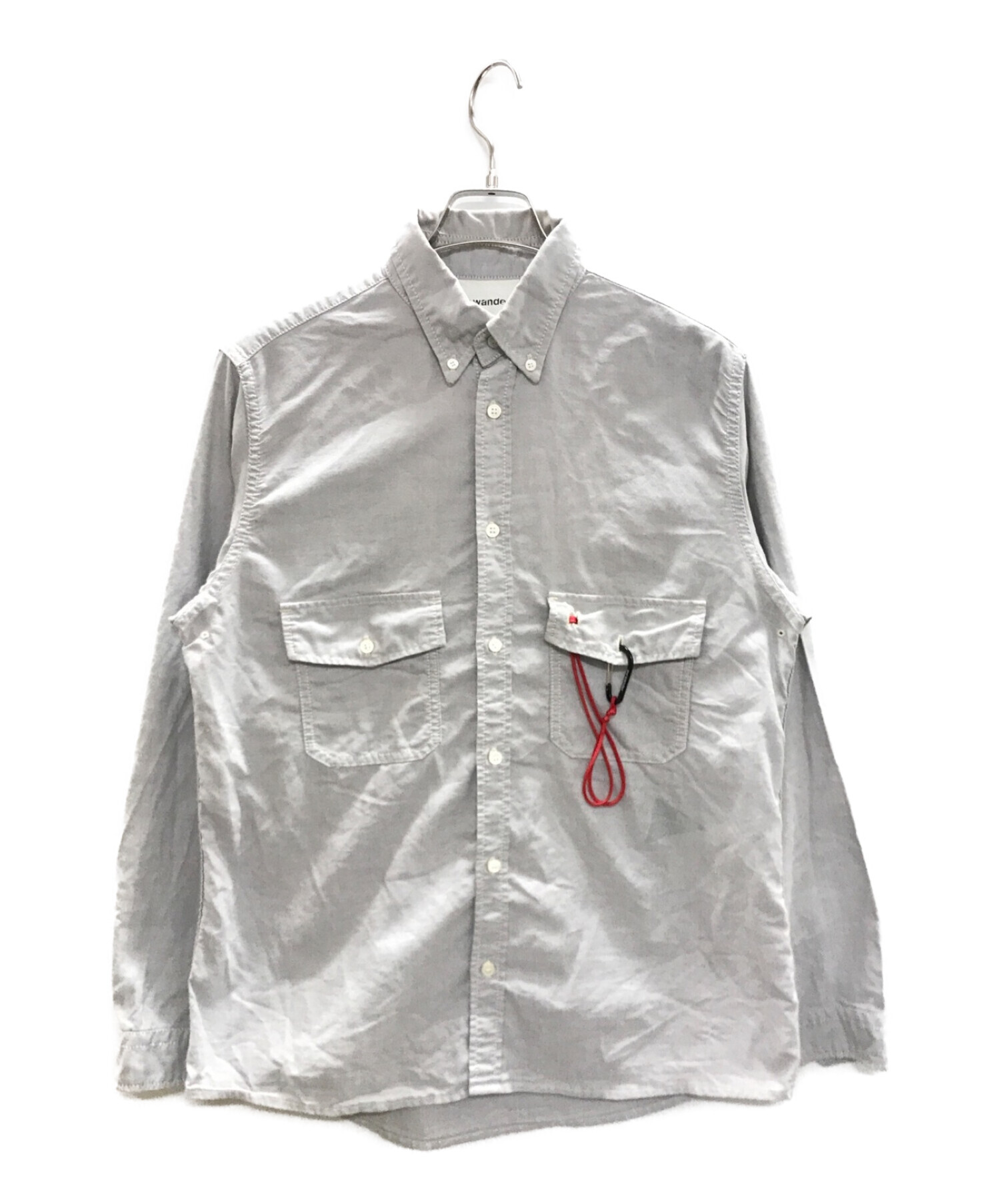 and wander (アンドワンダー) dry ox shirt グレー サイズ:表記ナシ