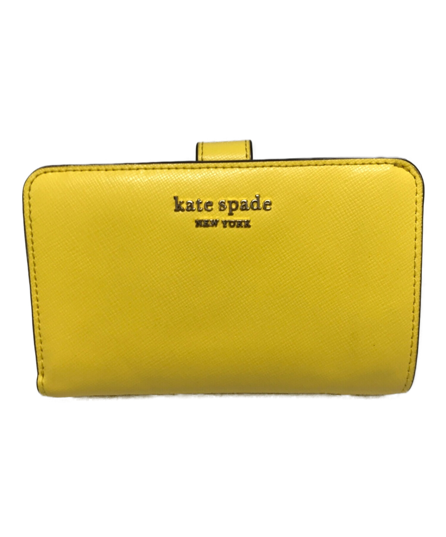 中古・古着通販】Kate Spade (ケイトスペード) 2つ折り財布 イエロー｜ブランド・古着通販 トレファク公式【TREFAC  FASHION】スマホサイト