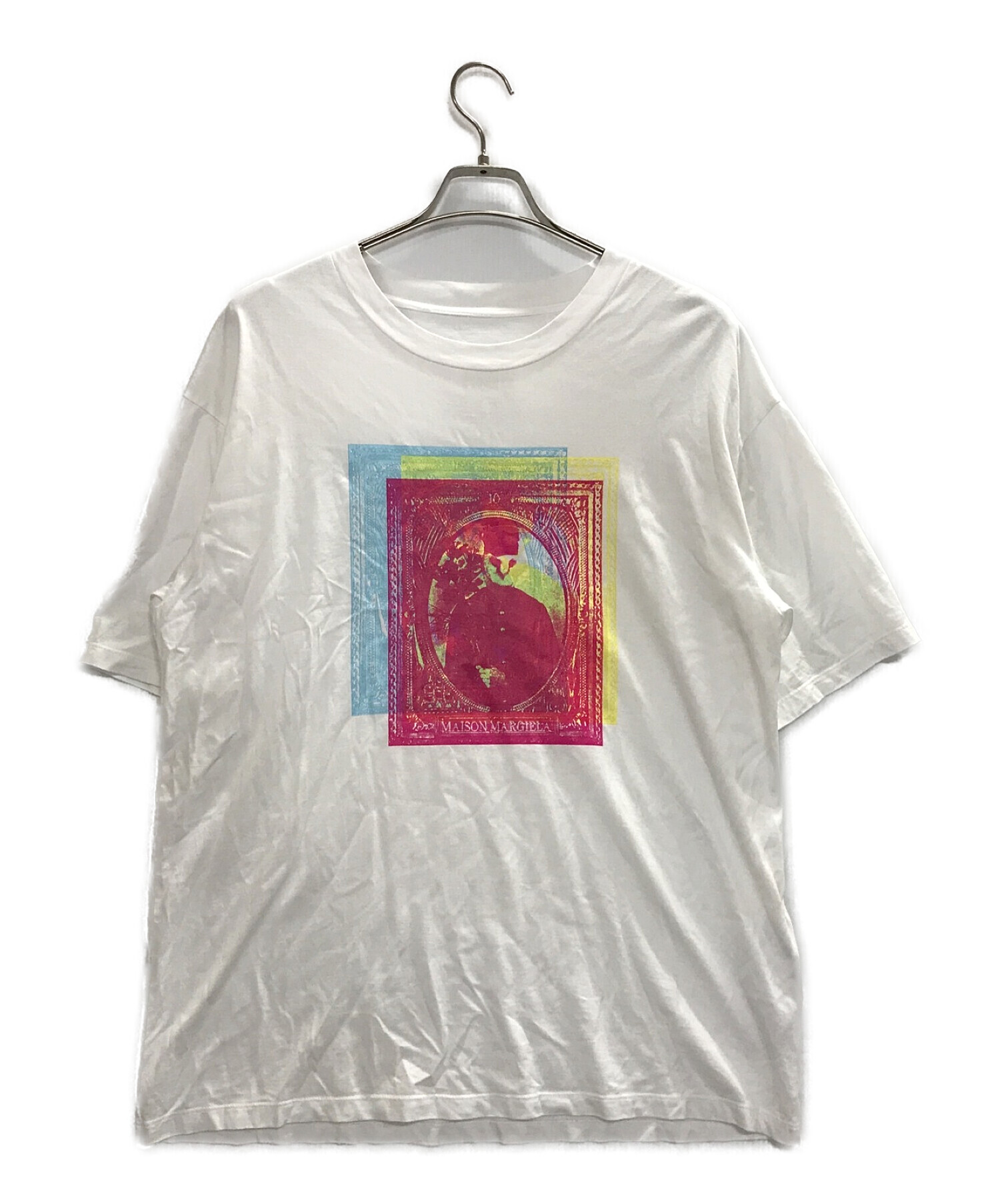 Maison Margiela (メゾンマルジェラ) プリントTシャツ ホワイト サイズ:SIZE 44