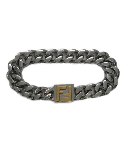 中古・古着通販】FENDI (フェンディ) カーブチェーンブレスレット