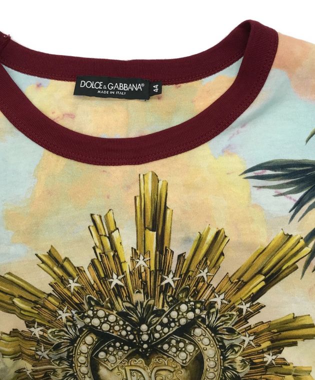 中古・古着通販】DOLCE & GABBANA (ドルチェ＆ガッバーナ) TROPICAL KING TEE グリーン  サイズ:44｜ブランド・古着通販 トレファク公式【TREFAC FASHION】スマホサイト