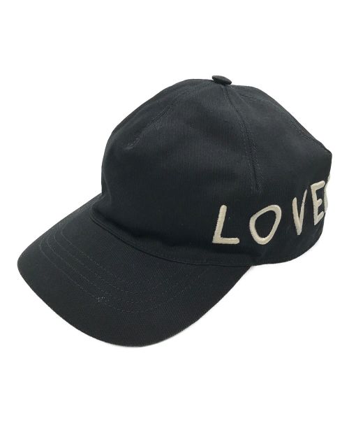 中古・古着通販】GUCCI (グッチ) LOVEDベースボールキャップ ブラック