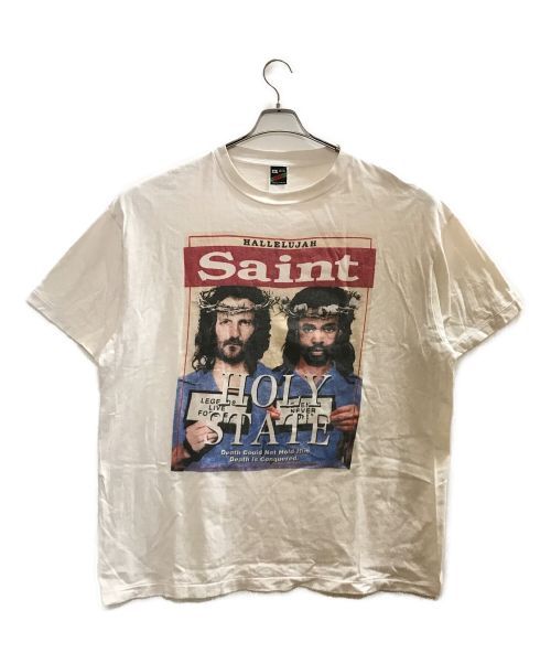 SAINT TEARS SAINT MICHAEL×DENIM TEARS 品番SM-S22-0000-062 HOLY STATE 半袖Ｔシャツ ホワイト系 サイズXL 正規品 / 32266約59cm着丈