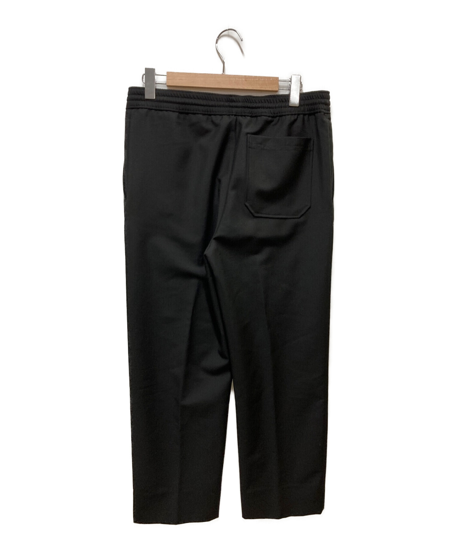 Acne studios (アクネストゥディオズ) Tapered Fit Trousers ブラック サイズ:48