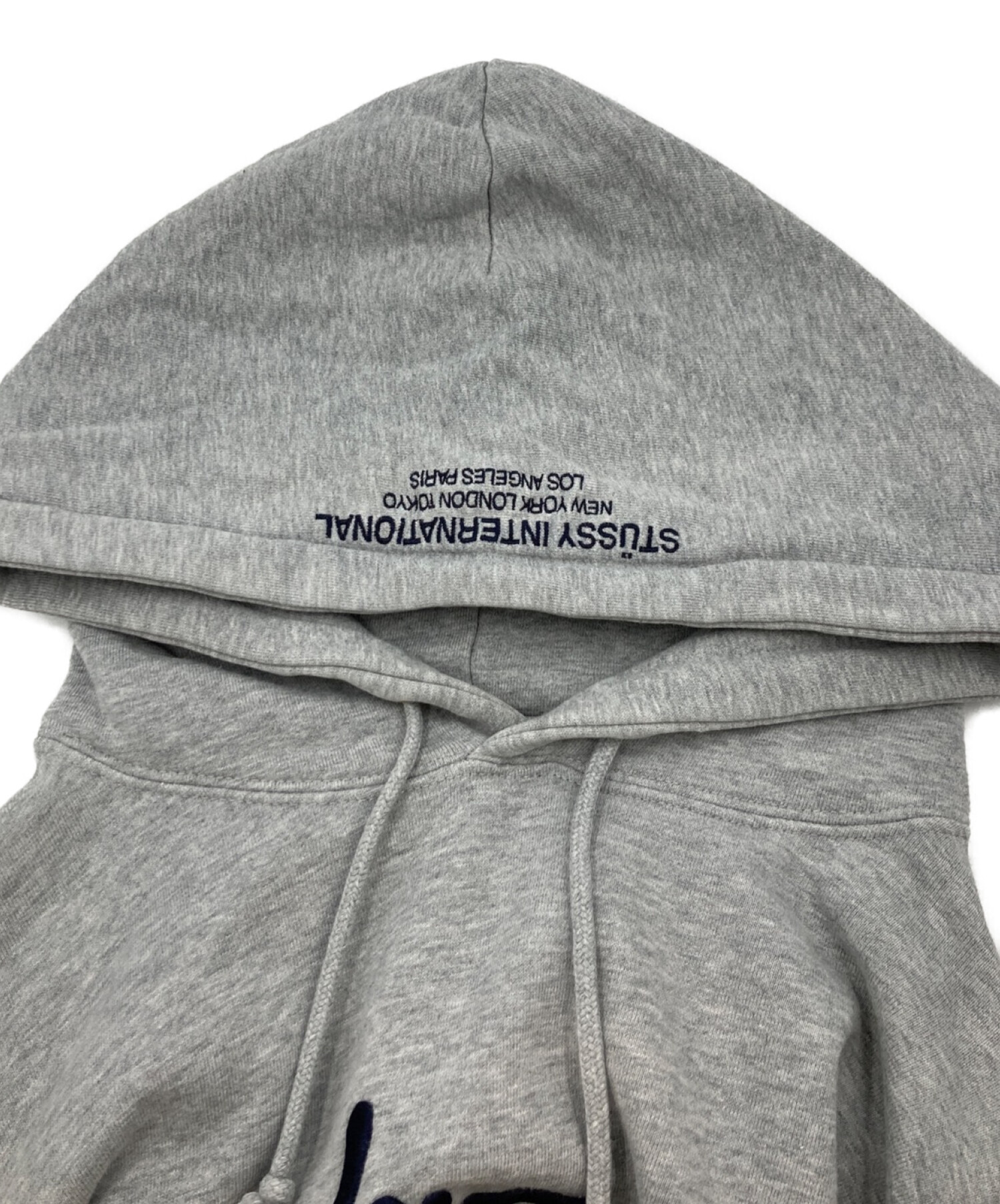 中古・古着通販】stussy (ステューシー) プルオーバーパーカー グレー