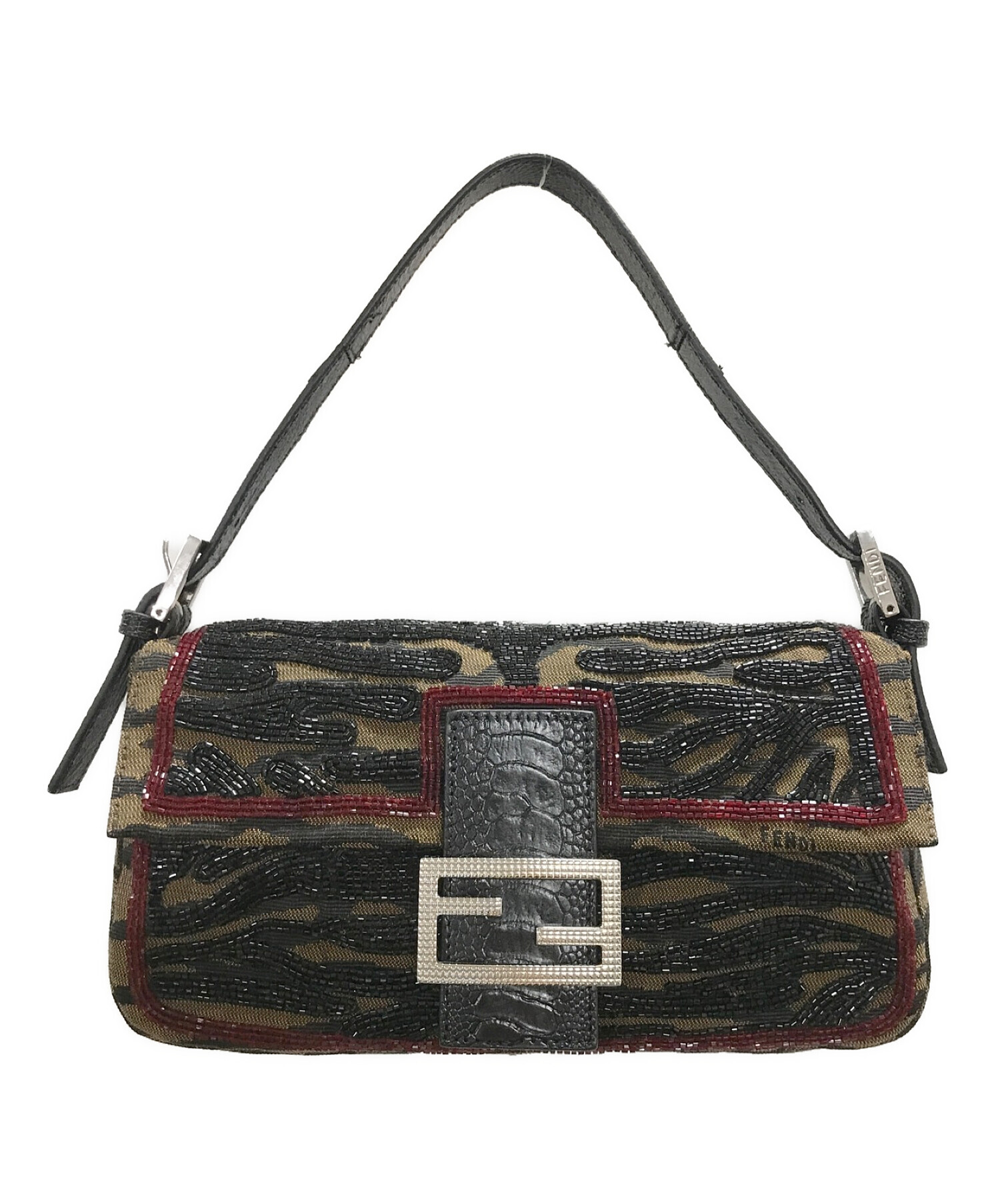 中古・古着通販】FENDI (フェンディ) Beaded Lizard Mamma Baguette