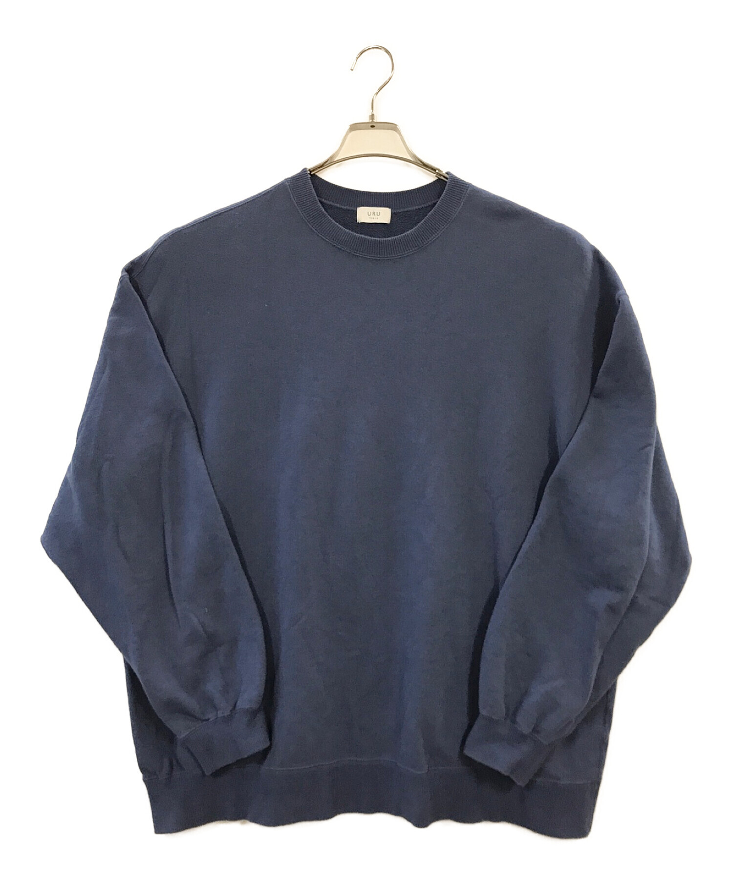 URU (ウル) CREW NECK OVER SWEAT ネイビー サイズ:3