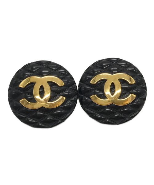 中古・古着通販】CHANEL (シャネル) ヴィンテージイヤリング ブラック