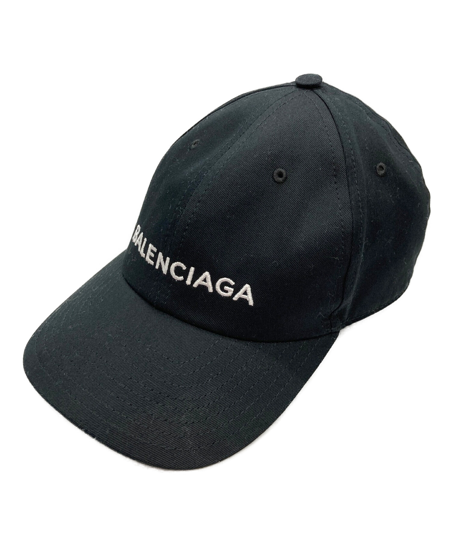 中古・古着通販】BALENCIAGA (バレンシアガ) ロゴキャップ ブラック