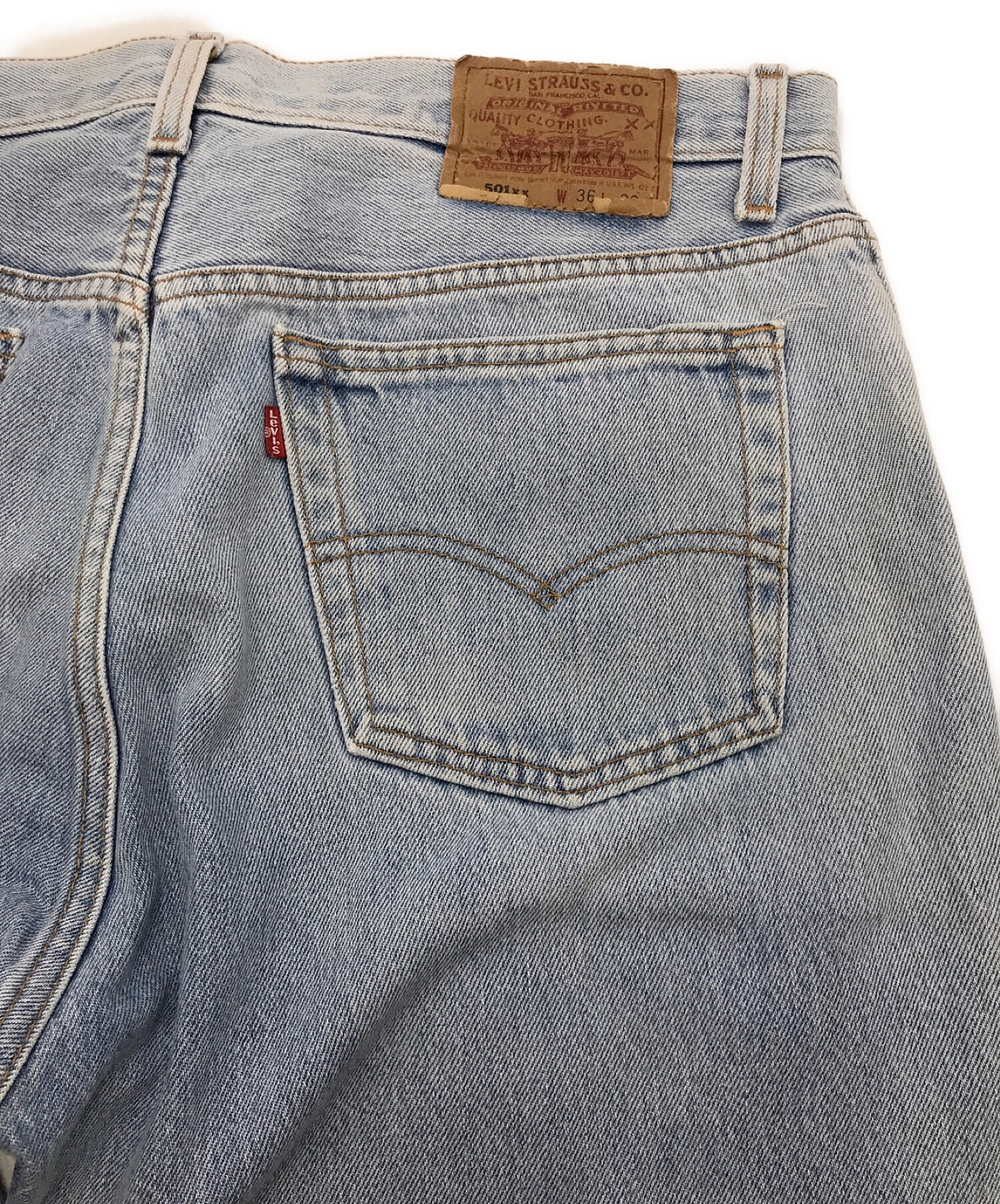 LEVI'S (リーバイス) 501XXデニムパンツ インディゴ サイズ:36×32