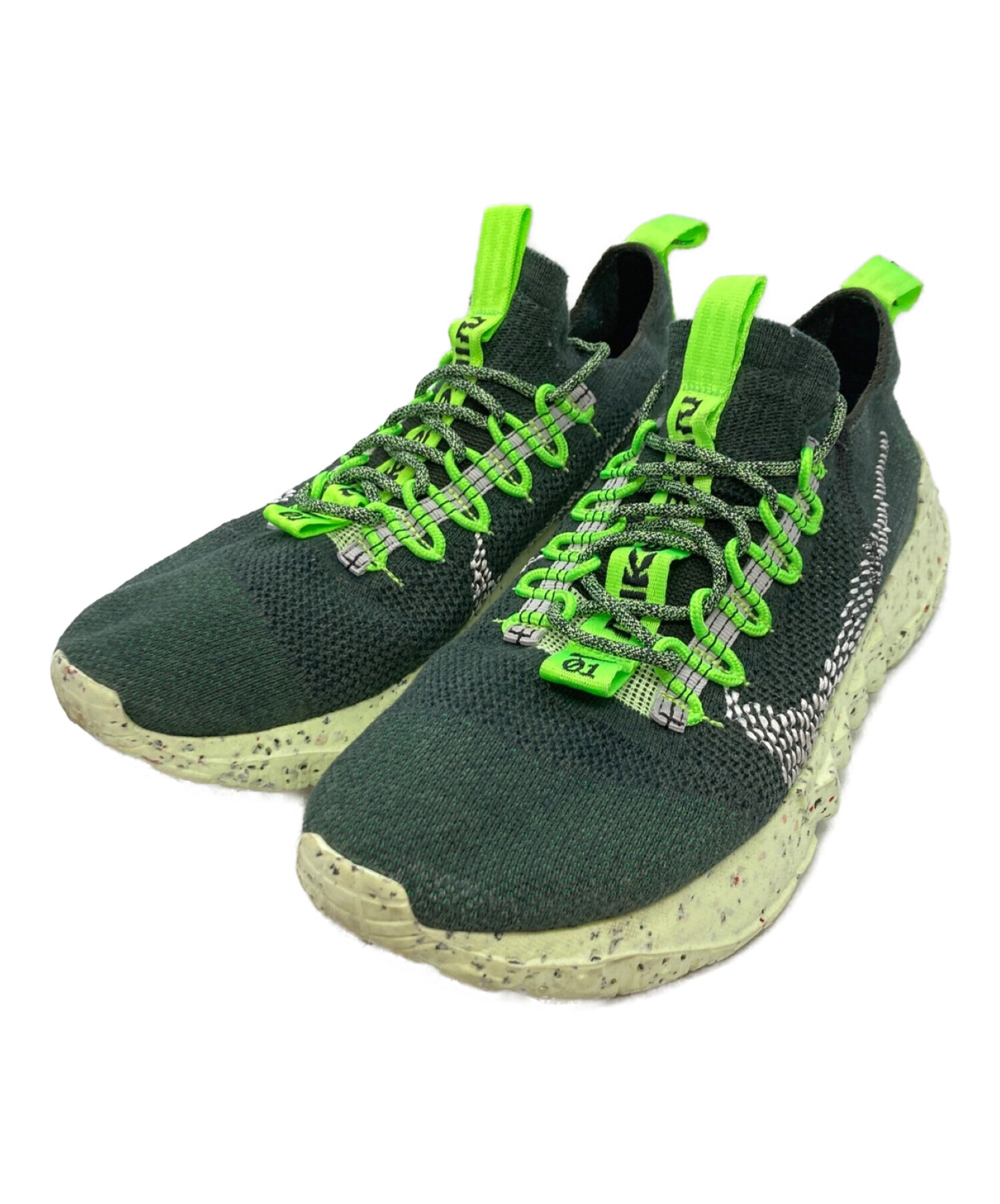 NIKE (ナイキ) Space Hippie 01 Carbon Green グリーン サイズ:28.5