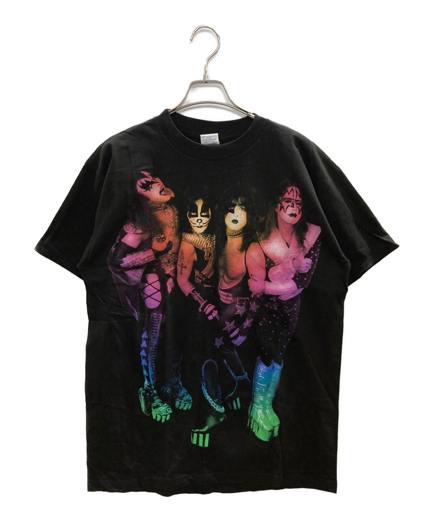 vintage 90s kiss  Tシャツ ヴィンテージ  ブラックピンク