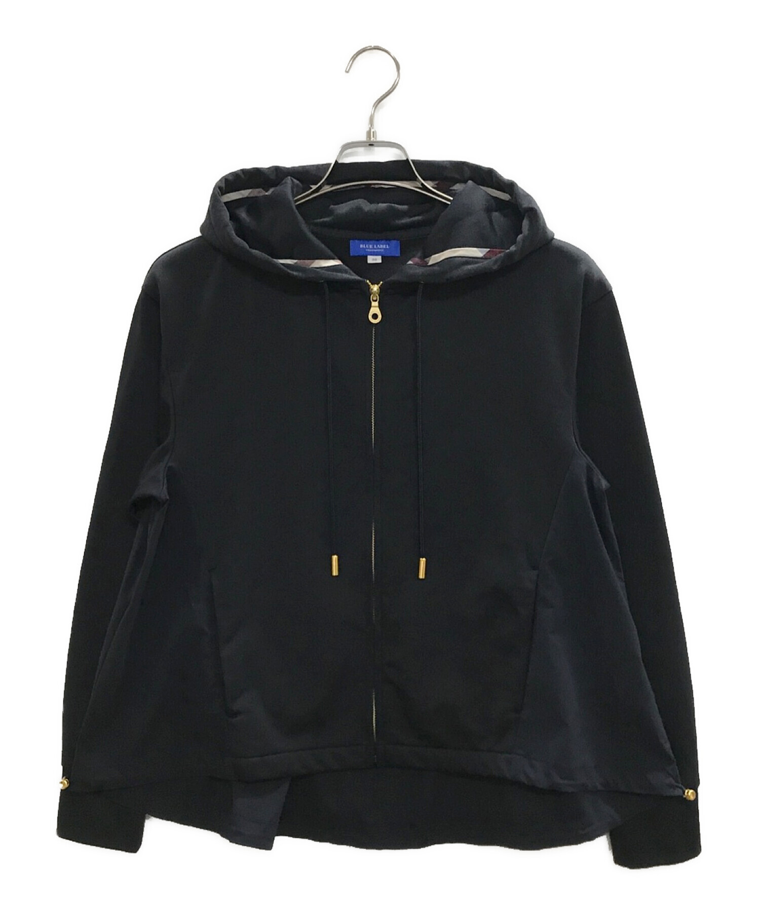 低価格の CRESTBRIDGE LABEL 】BLACK 【美品 ジップパーカー M