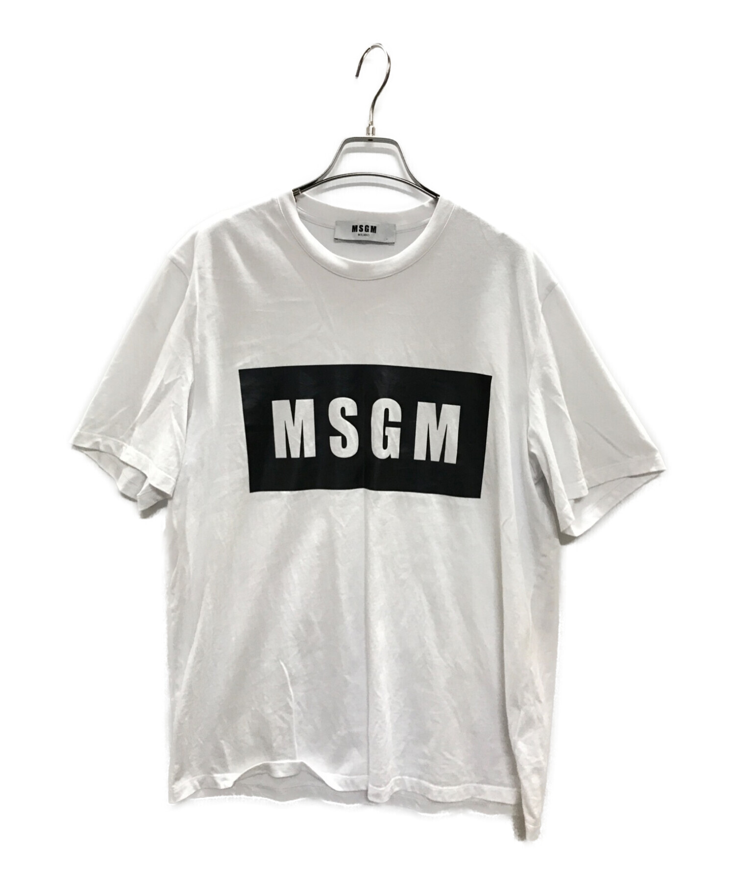 中古・古着通販】MSGM (エムエスジーエム) Tシャツ ホワイト サイズ:S