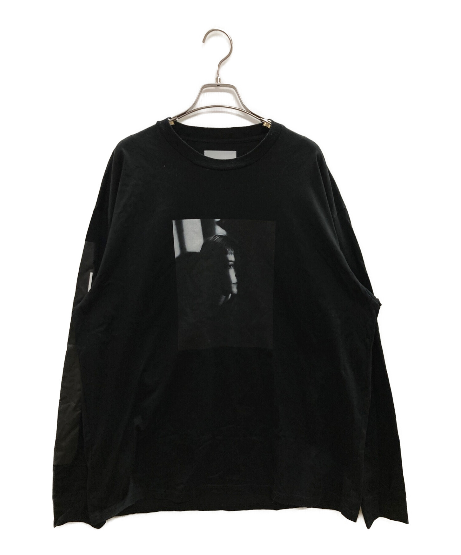 stein (シュタイン) OVERSIZED LONG SLEEVE TEE ブラック サイズ:M