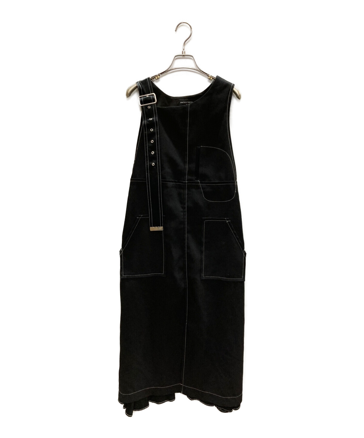UNITED TOKYO (ユナイテッドトウキョウ) ジャンパースカート ブラック サイズ:1
