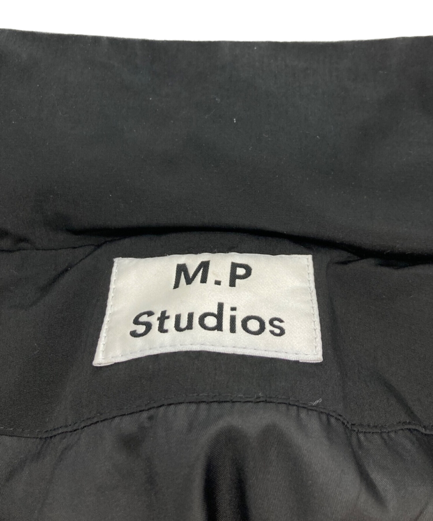 M.P Studios (エムピーストゥディオ) ビッグシルエットダウンジャケット ブラック サイズ:2