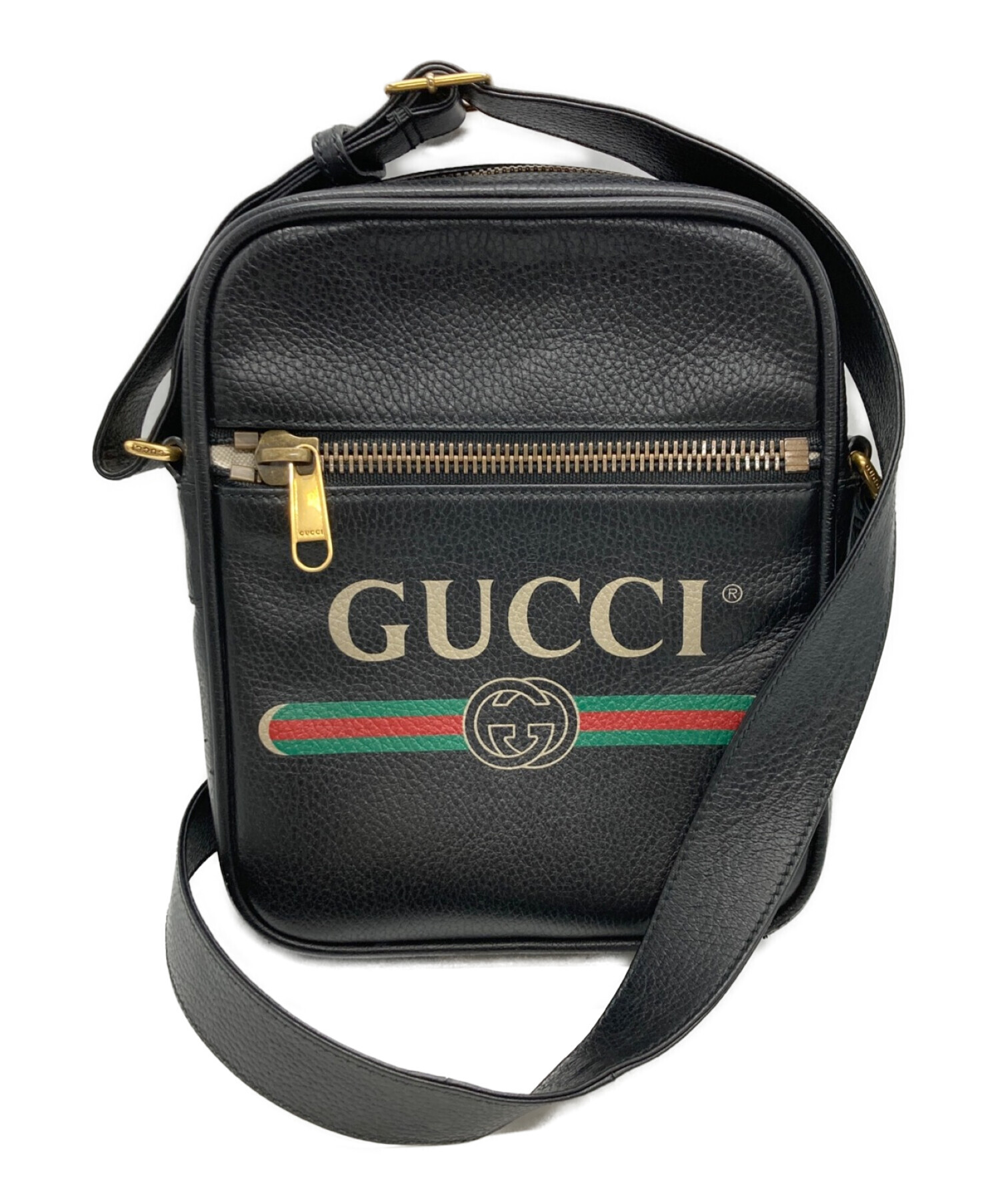 GUCCI グッチプリント メッセンジャーバッグ - バッグ